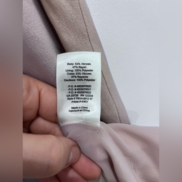 Aritzia babaton medium pink blush dress - Picture 3 of 8